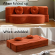 Space-saving compressible sofa bed