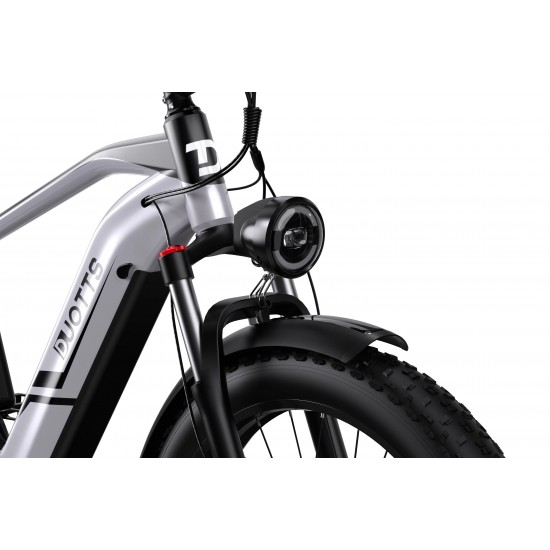 DUOTTS F26 Electric Bike-Silver White