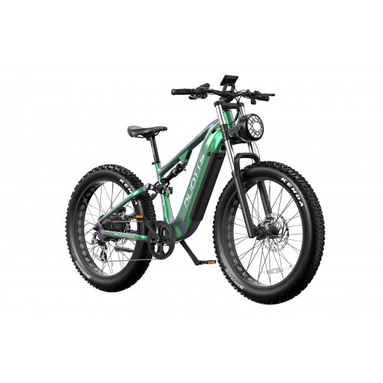 DUOTTS E26 Electric Bike-Green Purple