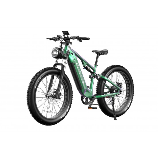 DUOTTS E26 Electric Bike-Green Purple