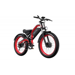DUOTTS N26 Electric Bike-Black Red