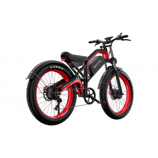 DUOTTS N26 Electric Bike-Black Red