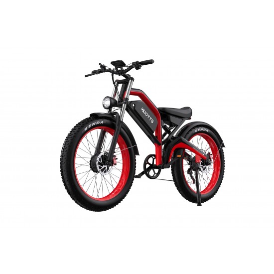 DUOTTS N26 Electric Bike-Black Red
