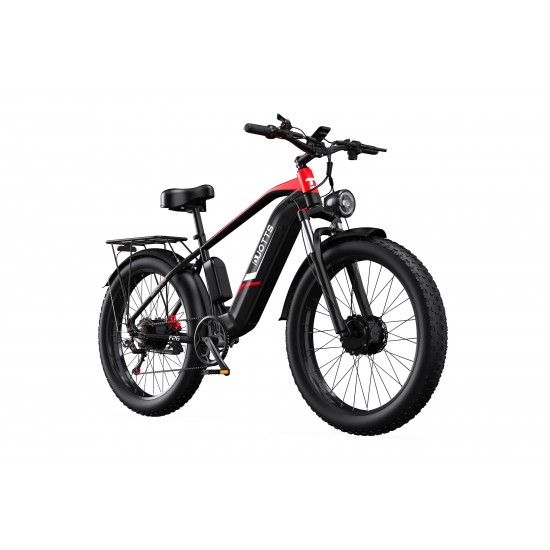 DUOTTS F26 Electric Bike-Black Red