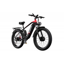DUOTTS F26 Electric Bike-Black Red