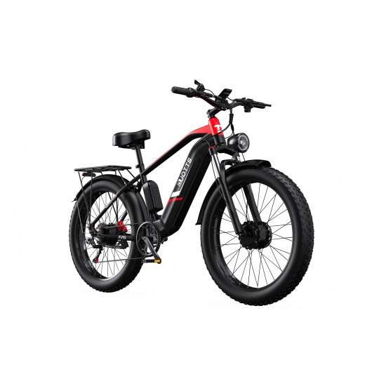 DUOTTS F26 Electric Bike-Black Red