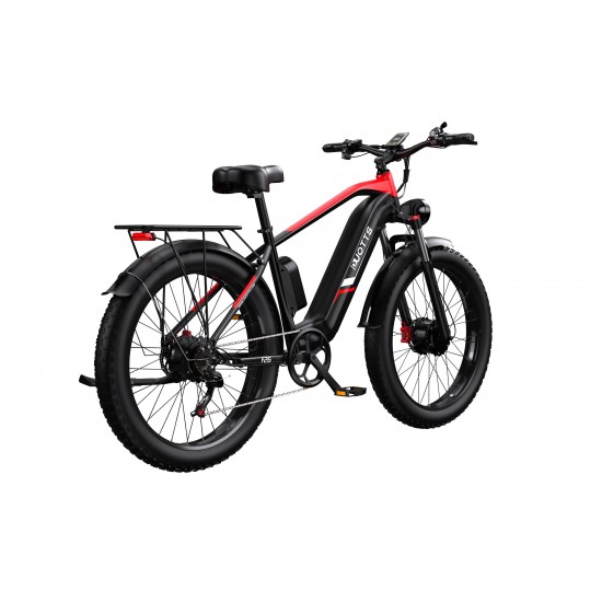 DUOTTS F26 Electric Bike-Black Red