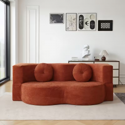 Space-saving compressible sofa bed