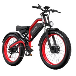 DUOTTS N26 Electric Bike-Black Red
