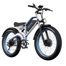 DUOTTS N26 Electric Bike-White Blue