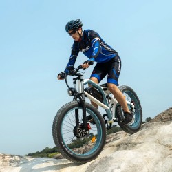 DUOTTS N26 Electric Bike-White Blue